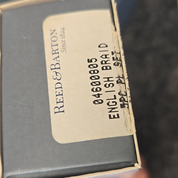 NEW Reed & Barton "English Braid" Stainless Steel 5 Piece Flatware Set - 10 Sets - Picture 3 of 14